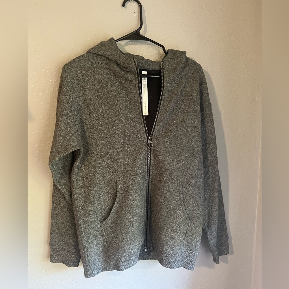 Lululemon Grey Zip Up All Yours Hoodie - NWOT - Never Worn, Size Small